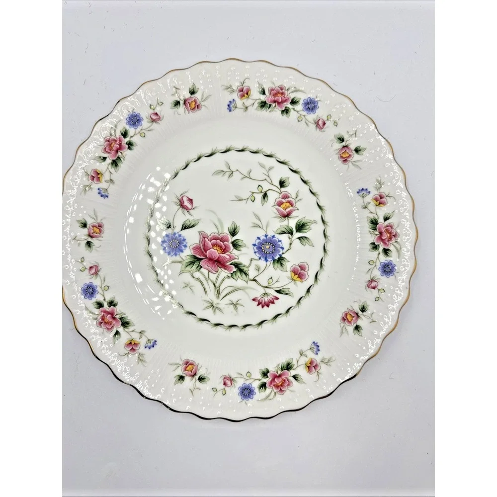 Andrea By Sadek Cake Plate Spring‎ Night Made in Japan 10.5